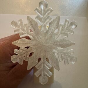 Bath and Body Works Glitter Snowflake Nightlight Wallflower Plug-in